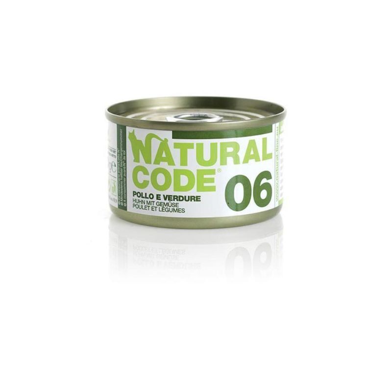 Natural code 06 pollo e verdure 85gr