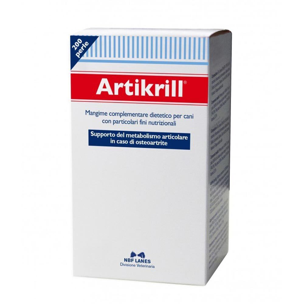 NBF Lanes Artikrill Mangime Complementare Dietetico Per Cani, 200 Perle