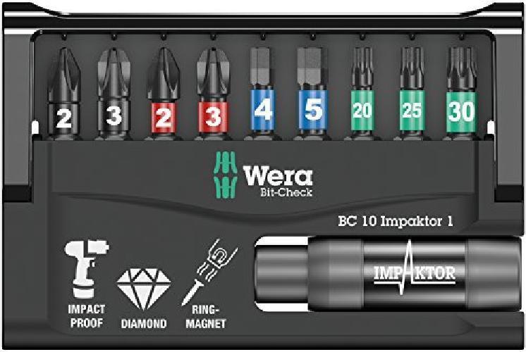Bit-Check 10 Impaktor 1 SB, 10 pezzi