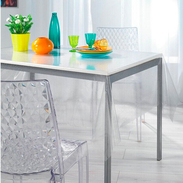 Tovagliato Pvc Crystal Trasparente 0,10 Rotolo cm 140 H X 50 Mt L CRYSTAL 0,10