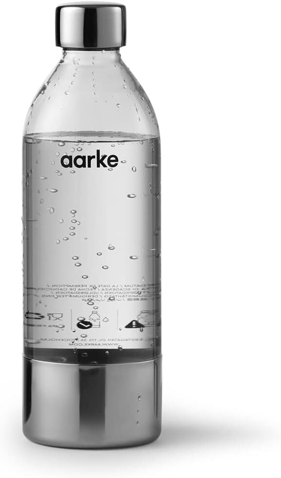 Bottiglia Aarke per Gasatore d’acqua Carbonator 3, senza BPA con 800ml