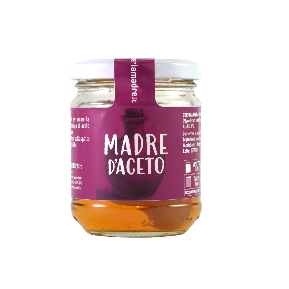 MADRE D'ACETO CON ISTRUZIONI Mère de vinaigre - Vinegar Starter