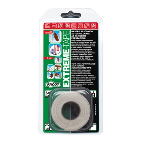 NASTRO SILICONICO AUTOVULCANIZZANTE EXTREME-TAPE H 25,4 mm x 3 m FACOT