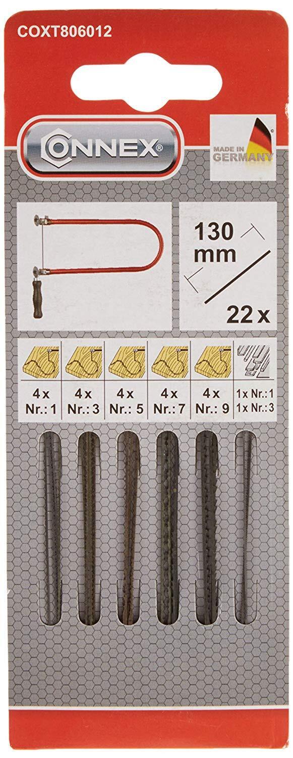 Max-Power COXT806012 Lame di Ricambio Modello Taifun per Traforo, 22 Pezzi, 1...