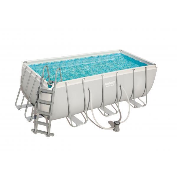 8325   PISCINA C/TELAIO POMPA E SCALA 412X201XH122 CM 56456
