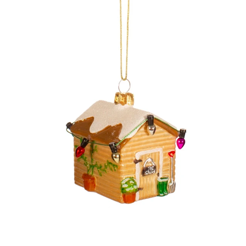 MINI SHED SHAPED BAUBLE