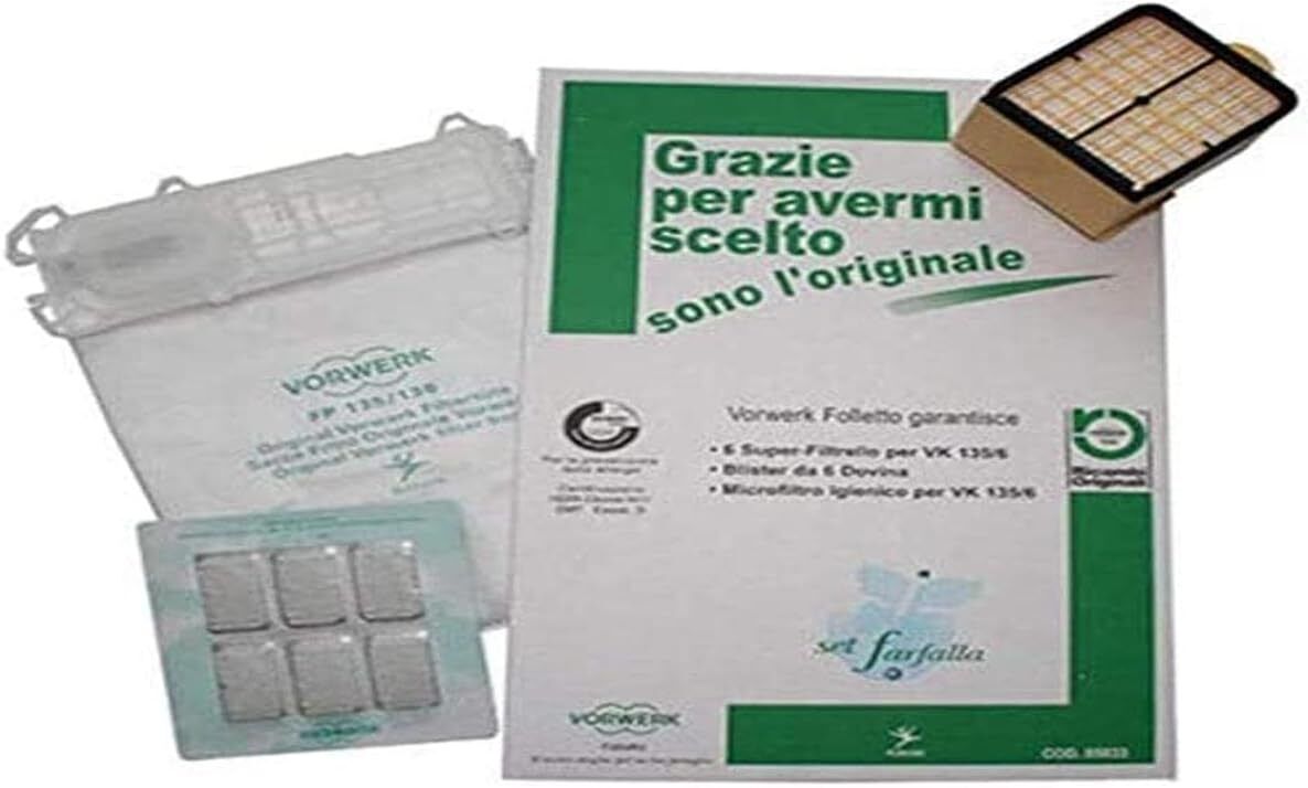 Set Farfalla Folletto Vk 135/136 Originale Vorwerk