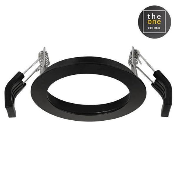 PORTALAMPADA DA INCASSO COMPATIBILE CON LEDS C4 PLAY DECO, COLORE NERO, 76,5X50,