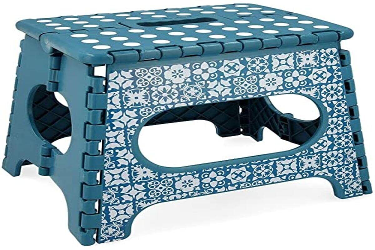 Quid Sgabello Decorativo Blu 29 x 22 x 27 Daily QD, Único