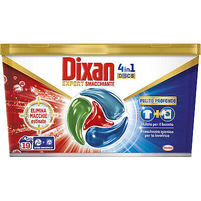 DIXAN 19 DISCS CAPS SMACCHIANTE