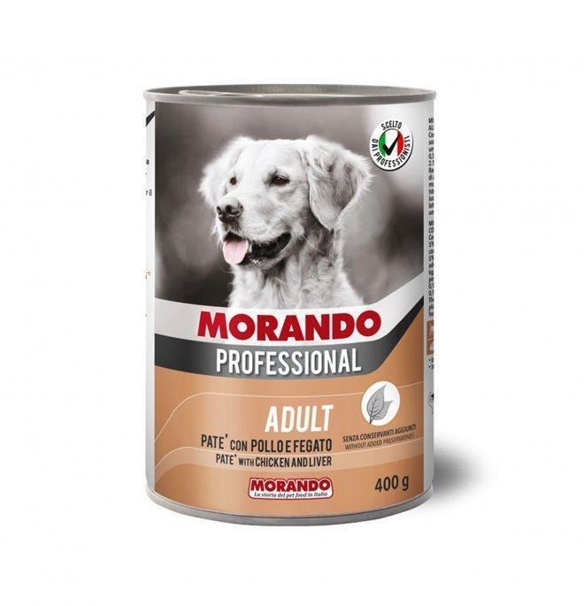 Patè cane con polle e fegato Morando 400gr