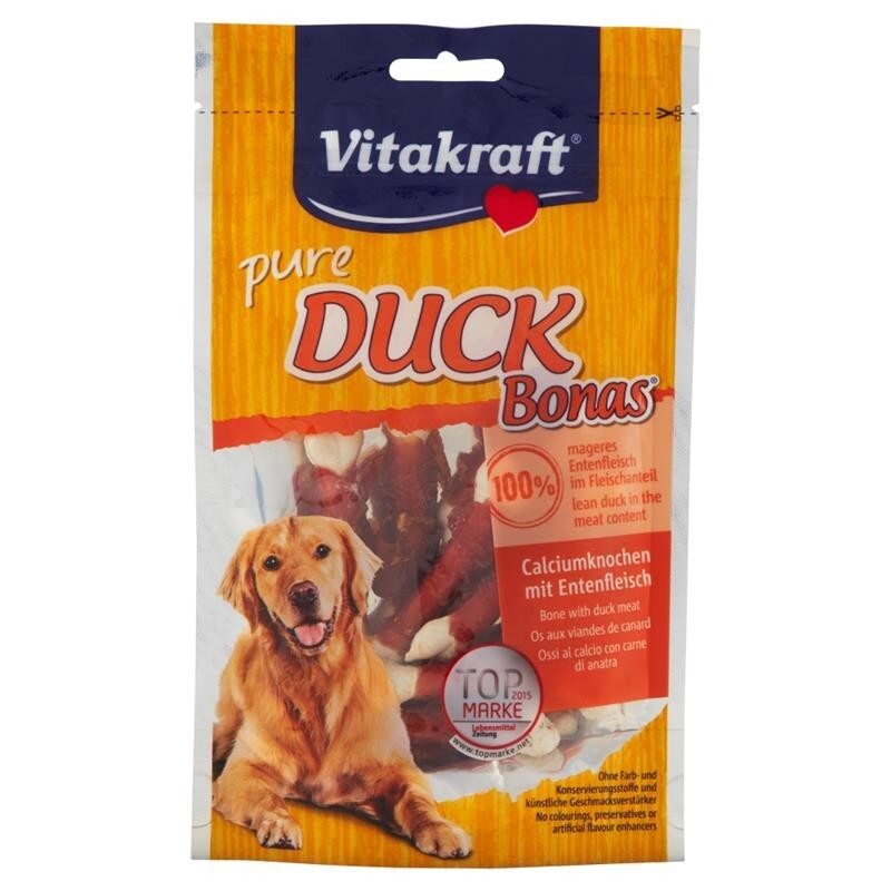 DUCK BONAS OSSI IN CONFEZIONE DA 80GR GUSTO ANATRA