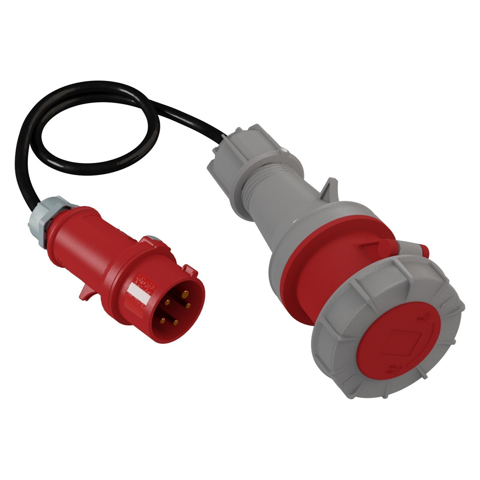 Adattatore CEE da spina 32A 400V 5P a connettore 63A 400V 5P Doktorvolt 2797