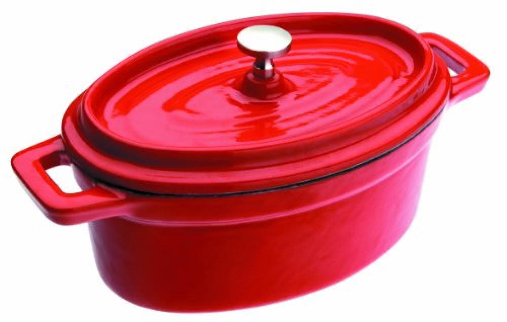 (TG. 15 x 10 x 6 cm) Ibili 726015R Mini Cocotte Ovale - NUOVO