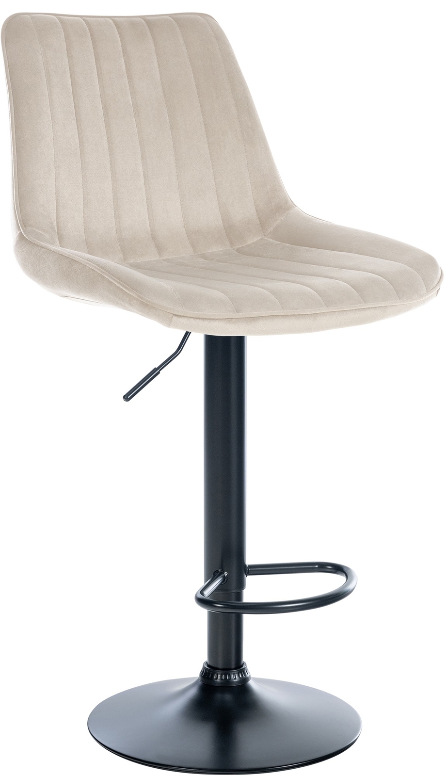 Sgabello Toni Velvet crema,schwarz 321550