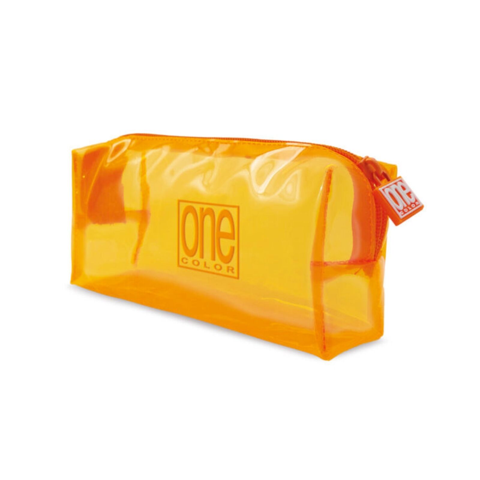 ASTUCCIO ONE COLOR NEON BUSTINA TRASPARENTE ARANCIO