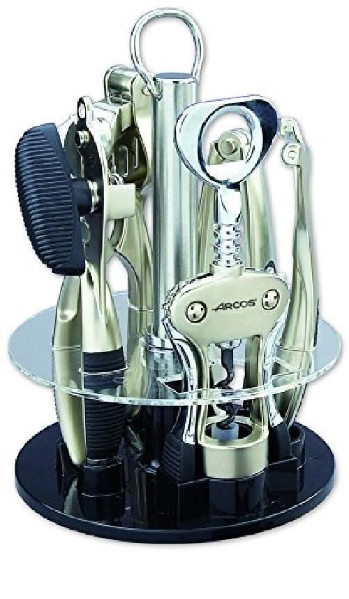 Arcos Accessori, Pacco regalo Gadgets Set Cucina 5 pezzi, Lega di Zinco, Chromed