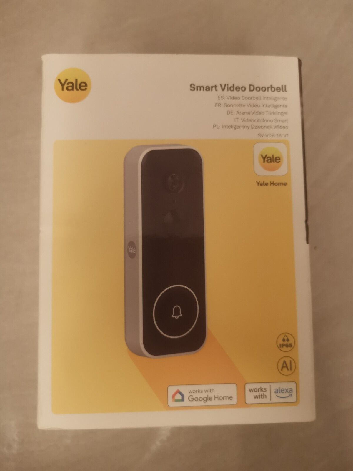 Smart Video Doorbell Spioncino DIGITALE Connesso Porta Blindata YALE