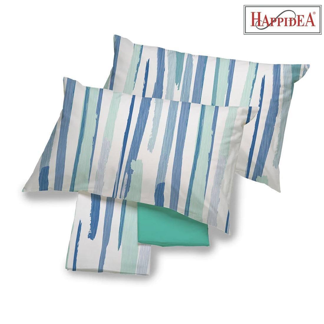 Completo Lenzuola Happidea Lenzuola Matrimoniale Onda Blu Made In Italia