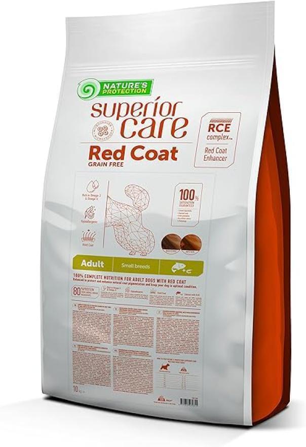 NATURE'S PROTECTION SUPERIOR CARE RED COAT GF SALMON ADULT DOG SMALL BREED. 10KG