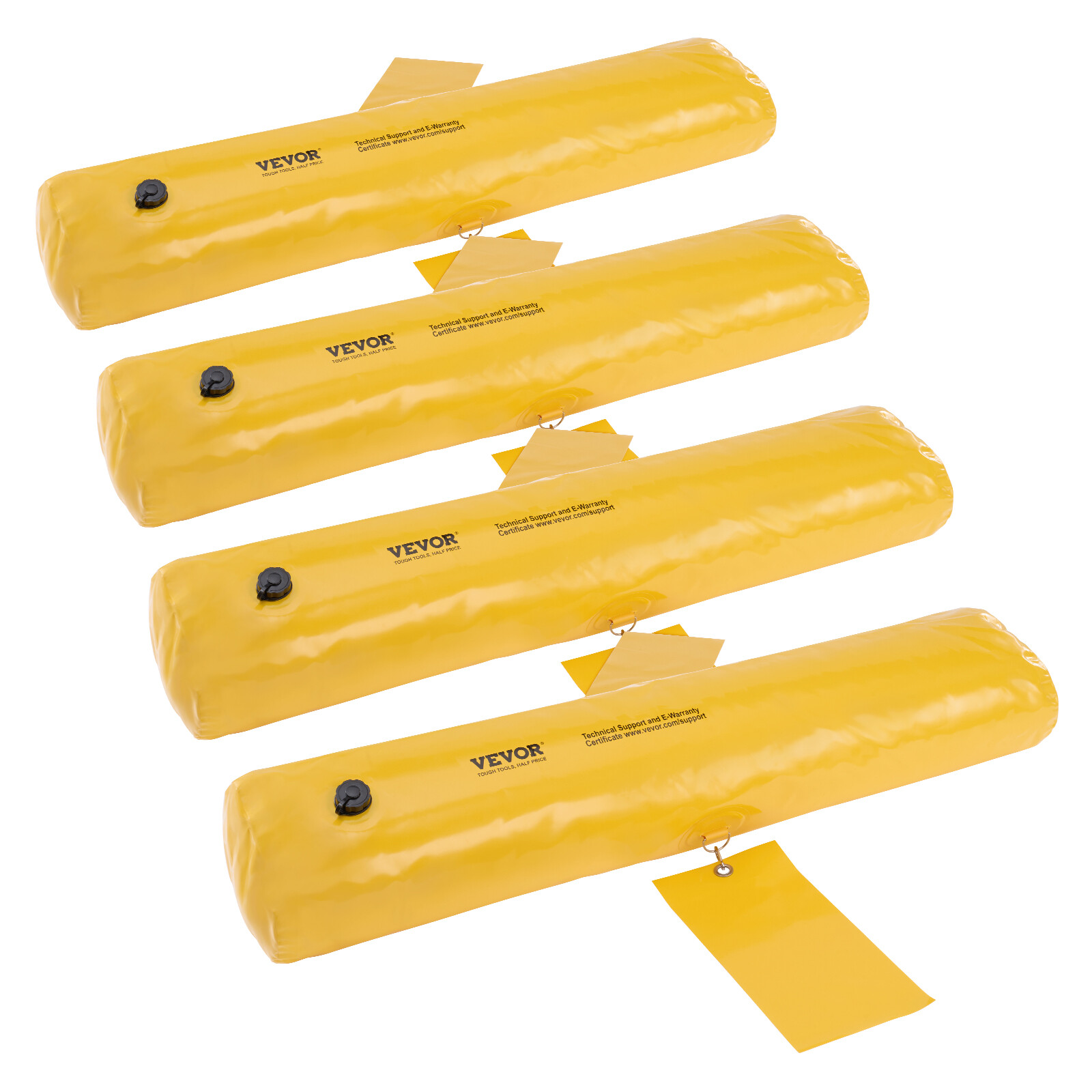 VEVOR Sacchetti Antiallagamento Barriere Antiallagamento 4PZ 122x25x17 cm
