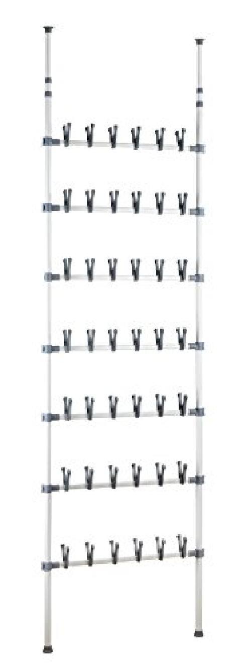 WENKO Scarpiera telescopica Atlas, Metallo verniciato, 68.5 x 100-300 x 8.5 cm,