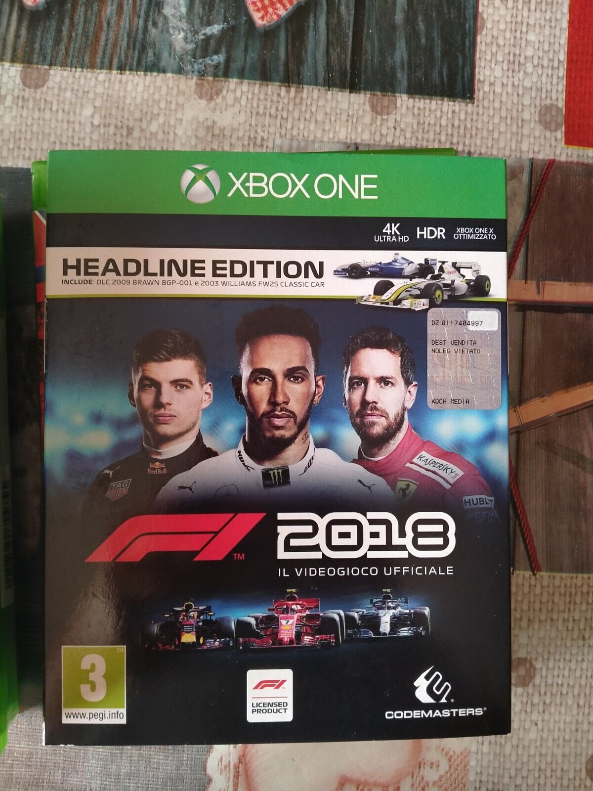 F1 FORMULA 1  2018 XBOXONE  USATO