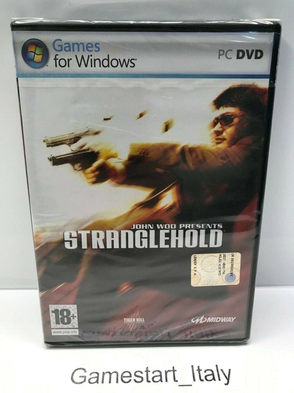 STRANGLEHOLD - PC COMPUTER - GIOCO NUOVO SIGILLATO - NEW SEALED