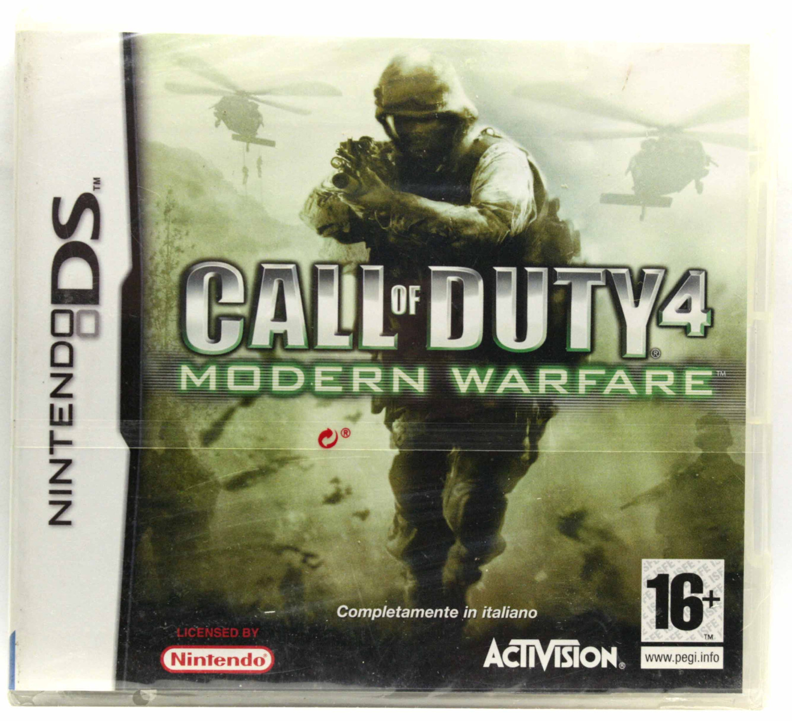 CALL OF DUTY 4 MODERN WARFARE DS NEW NINTENDO DS ITALIANO TRIANGOLO BLU 80643
