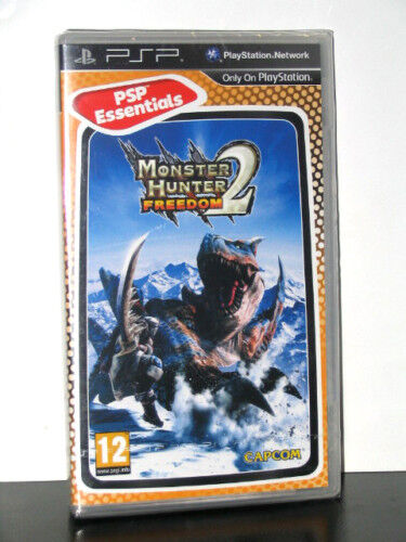 MONSTER HUNTER FREEDOM 2  PSP NUOVO UK ED. ESSENTIALS