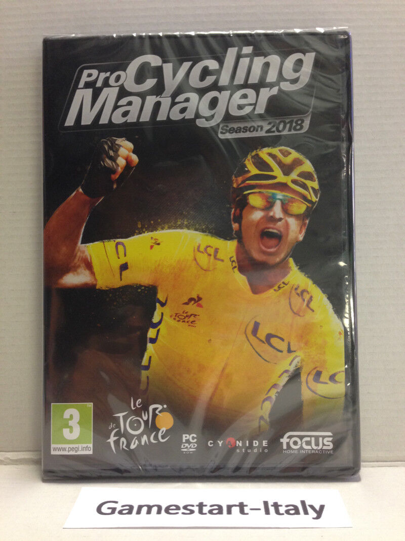 PRO CYCLING MANAGER 2018 - PC COMPUTER - VIDEOGIOCO NUOVO SIGILLATO - NEW SEALED