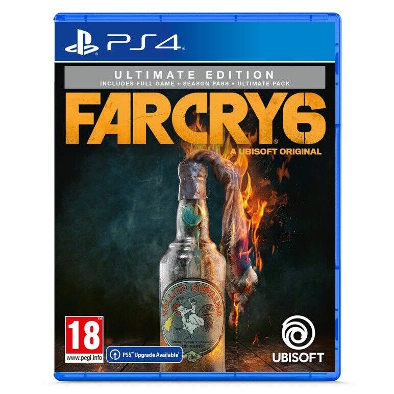 FAR CRY 6 ULTIMATE EDITION PS4 GIOCO ITALIANO PLAYSTATION 4 VIDEOGIOCO PS5 ITA