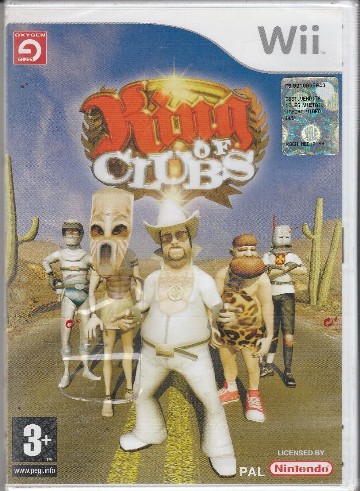 Wii KING OF CLUBS Nintendo nuovo sigillato italiano pal