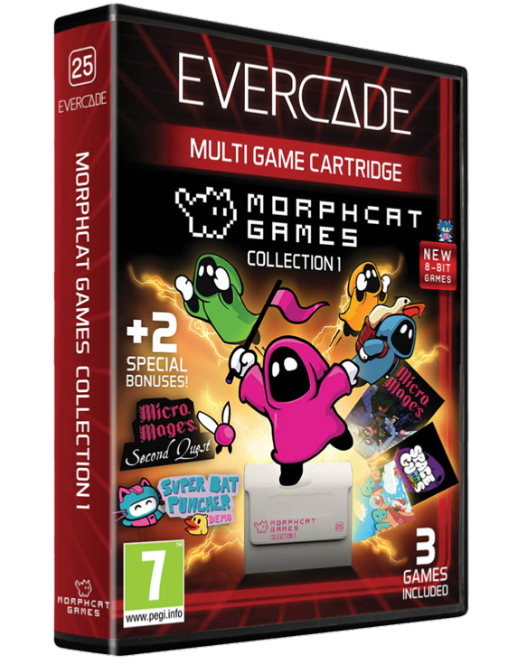 Blaze Evercade - Morphcat Cartuccia 1 - Cartuccia N 25 Nuovo