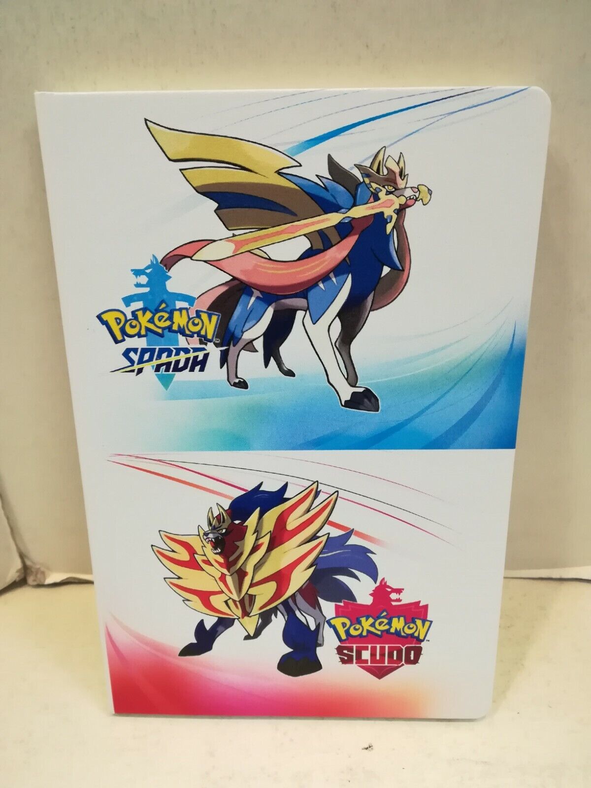 POKEMON SCUDO/SPADA, SWORD/SHIELD AGENDA NOTEBOOK ORIGINALE NINTENDO, NUOVA, NEW