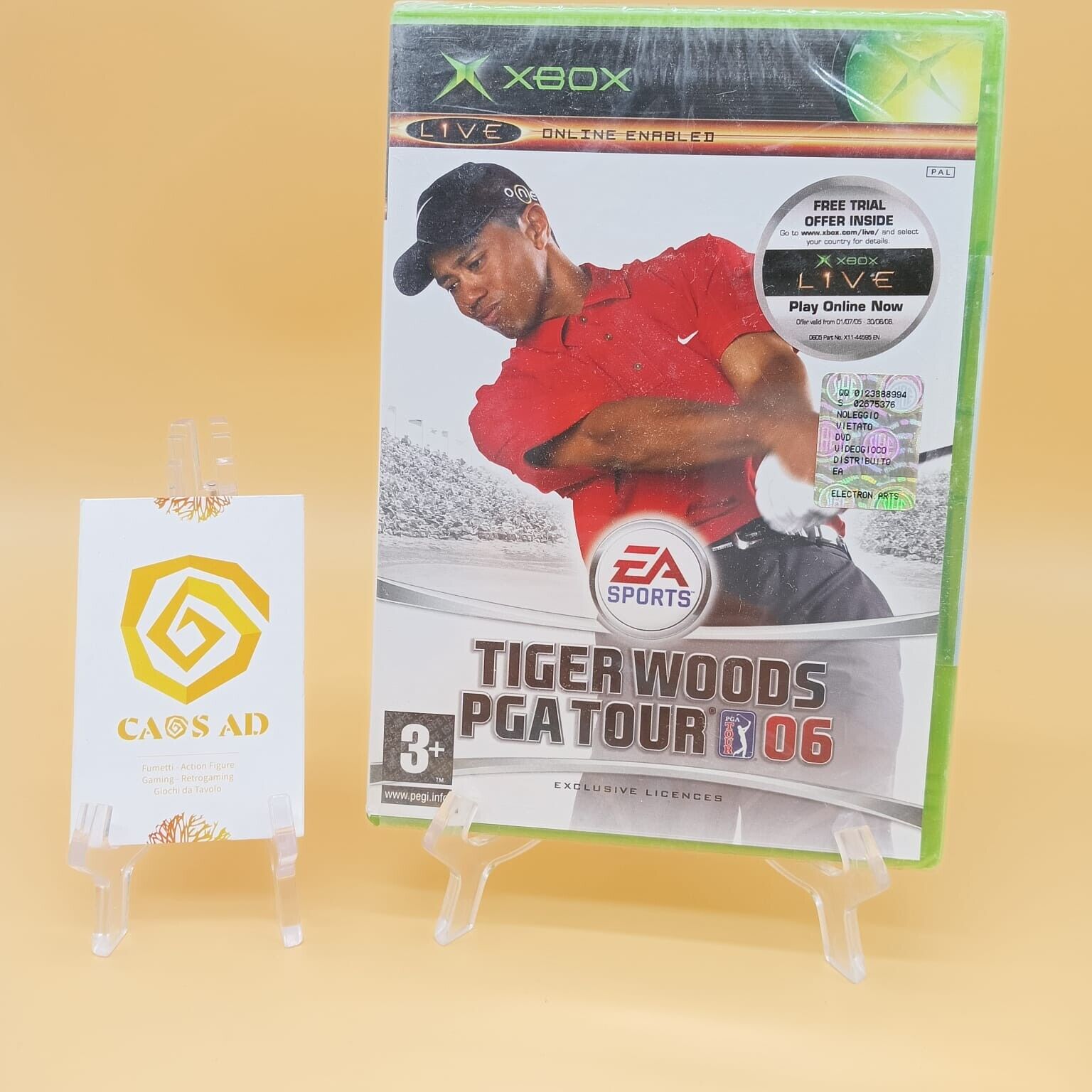 Gioco Tiger Woods PGA Tour 06 Videogioco Microsoft XBOX Completo Pal Ita
