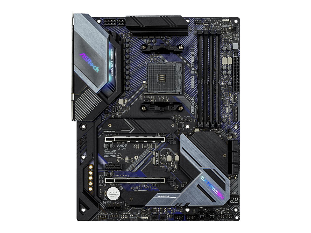 ASRock B550 Extreme4 Motherboard ATX Socket AM4 AMD B550 90-MXBDE0-A0UAYZ