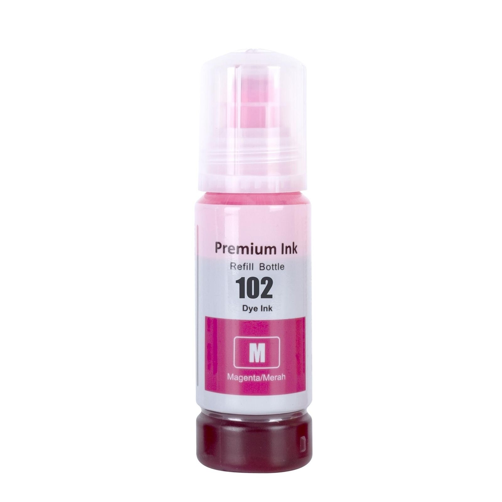 1 Bottiglia di Inchiostro Magenta per sostituire Epson 102M Compatibile/non OEM