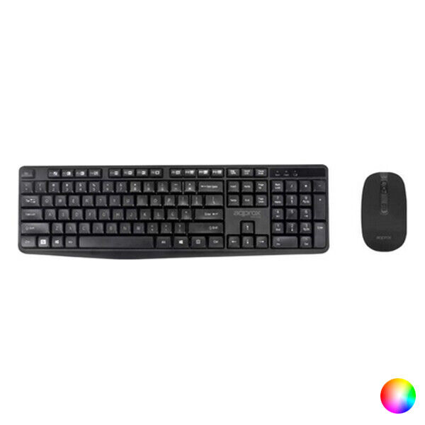 Tastiera e Mouse approx! APPMX335W Colore:Bianco
