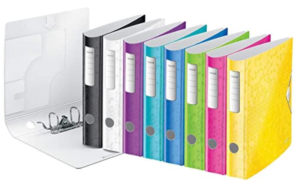 (TG. 60 mm) Esselte Leitz Active WOW - Raccoglitore A4, copertina in polistirolo