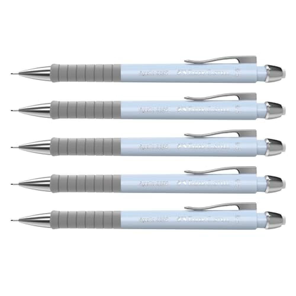 (TG. 1 unit  (Confezione da 5)) Faber-Castell 205208 - Matita meccanica Apollo b