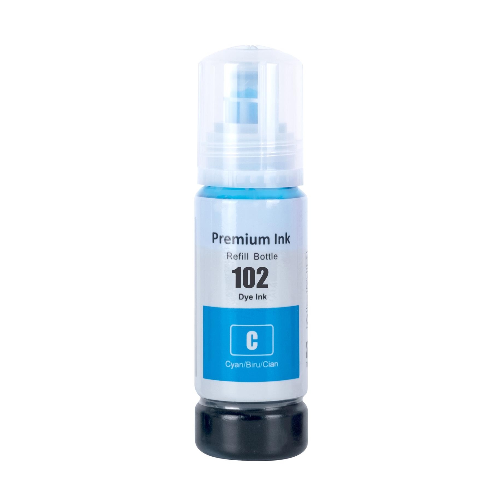 1 Bottiglia di Inchiostro Ciano 70ml per Epson EcoTank ET-2700, ET-2756, ET-3750