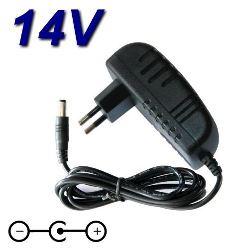 Top Chargeur- Adattatore di alimentazione, caricatore 14 V per TV Samsung (A8u)