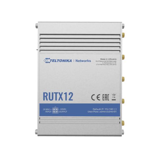 RUTX12  Teltonika RUTX12 Wireless Router  4779027312743