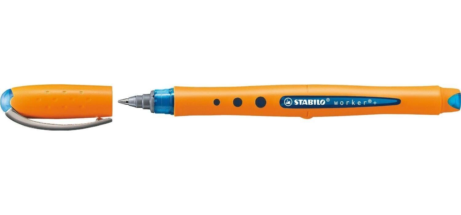 Stabilo Worker Blue,Orange - rollerball pens (Blue, Orange, Blue, Fine) Orange,B