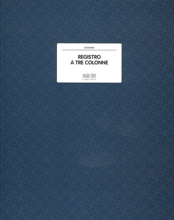 Registro a Tre Colonne - 96 pagine