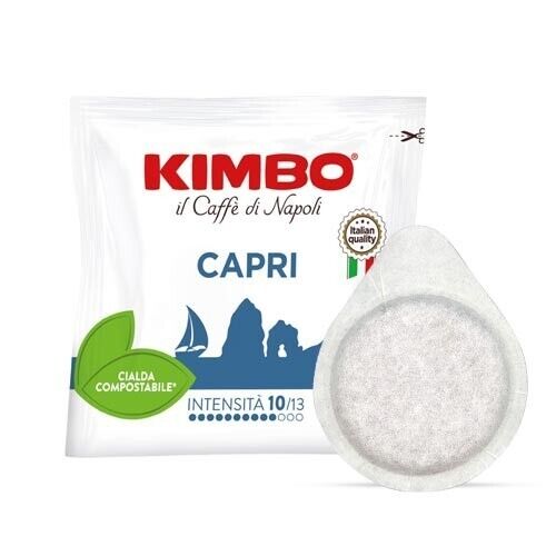 150 Cialde Carta Compostabili Caffe Kimbo Miscela Capri Gusto Profondo e Intenso