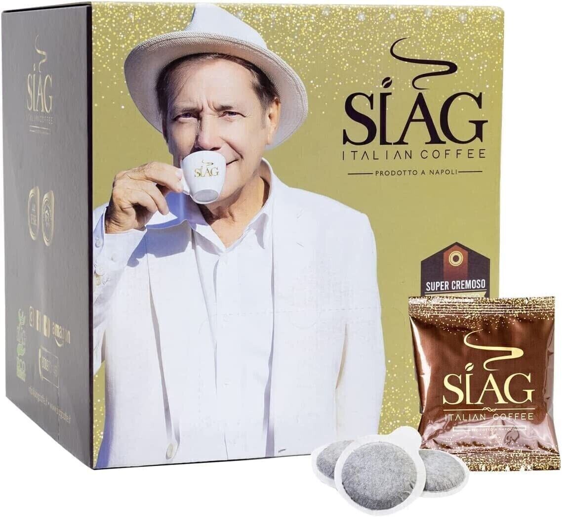 100 CIALDE + KIT ACCESSORI filtrocarta ese 44 mm CAFFE SIAG MISCELA ORO CREMOSO
