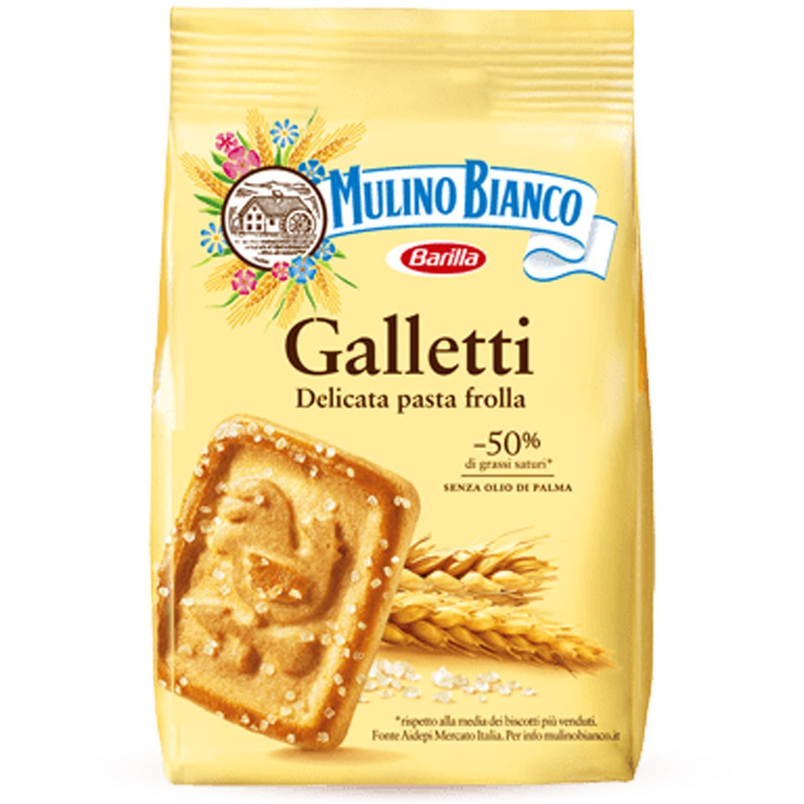 BISCOTTI GALLETTI MULINO BIANCO 800 GR FROLLINI DELICATA PASTA SFOGLIA COLAZIONE