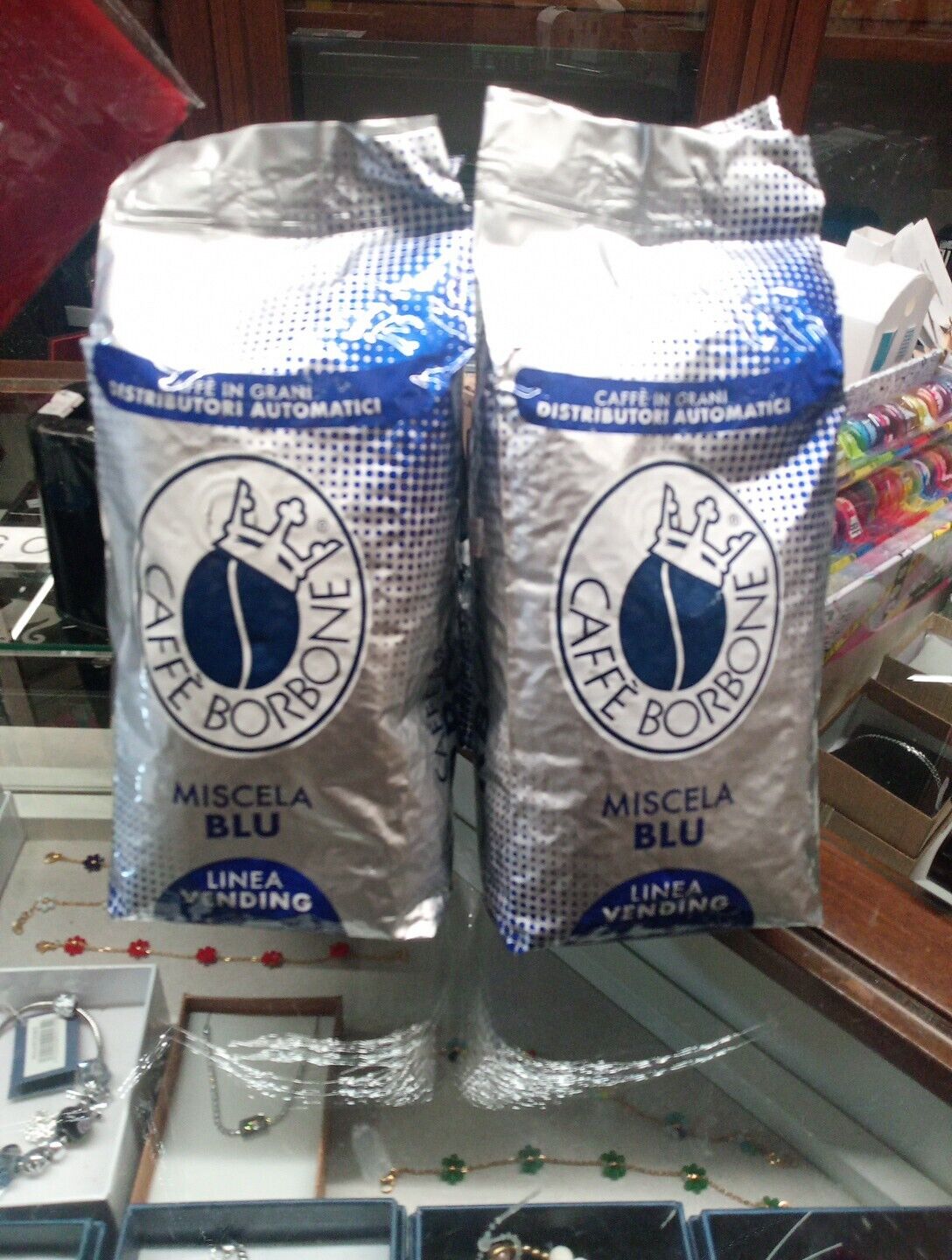 Caffe' Borbone In Grani  Linea Vending  Miscela blu 4x500g = 2Kg